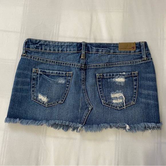 Bluenotes Distressed Denim Mini Skirt - Picture 2 of 7